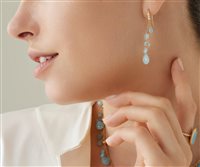 Orecchini Marco Bicego Donna Paradise in Oro giallo Acquamarina OB1743-AB-AQ01 - OB1743-AB-AQ01